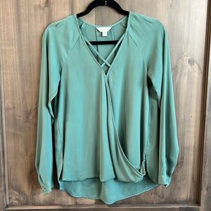 Comfortable lightweight Sage green top